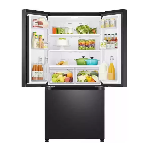 SAMSUNG 550 L Frost Free French Door Bottom Mount Convertible Refrigerator  (Black Matt (Doi), RF57A5032B1/TL) - Image 2