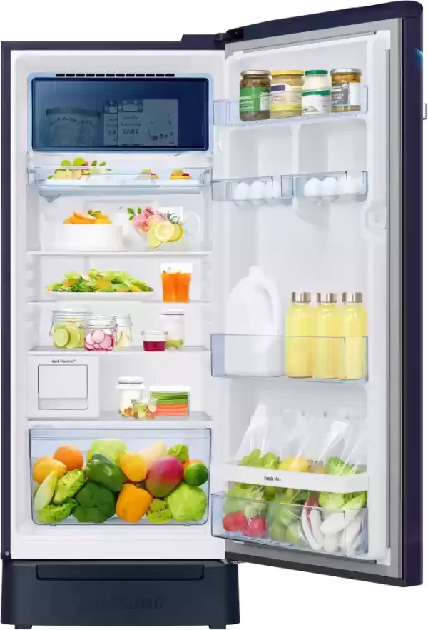 SAMSUNG 209 L Direct Cool Single Door 3 Star Refrigerator  (Midnight Blossom Blue, RR23C2K33UZ/HL) - Image 3