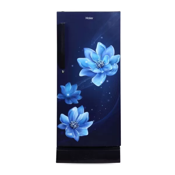 Haier 190 L Direct Cool Single Door 5 Star Refrigerator with Base Drawer  (Marine Peony, HRD-2105PMP-P)