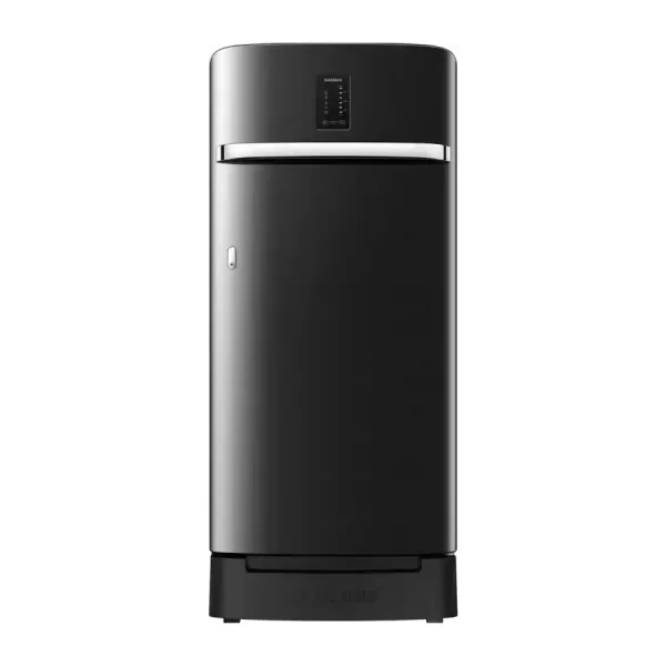 SAMSUNG 189 L Frost Free Single Door 4 Star Refrigerator  (Luxe Black, RR21C2F24BX/HL)
