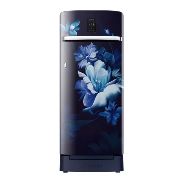 SAMSUNG 209 L Direct Cool Single Door 3 Star Refrigerator  (Midnight Blossom Blue, RR23C2K33UZ/HL)