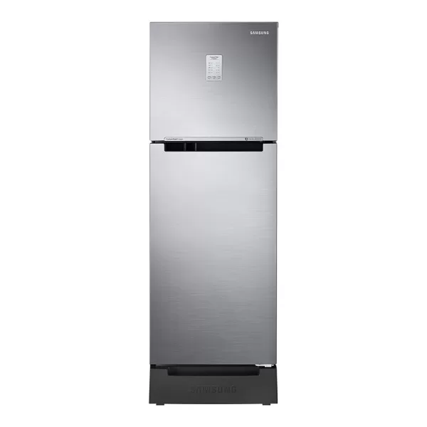 SAMSUNG 236 L Frost Free Double Door 2 Star Refrigerator with Base Drawer  (Elegant Inox, RT28C3832S8/HL)
