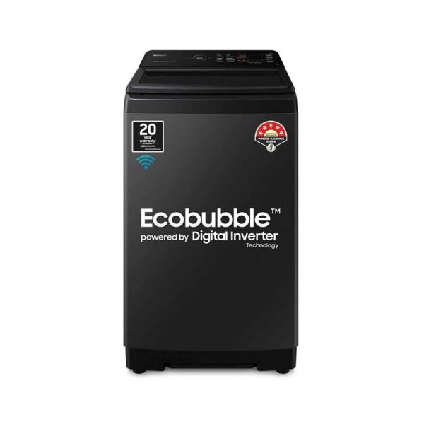 SAMSUNG 7 kg with Wi-Fi Enabled Fully Automatic Top Load Washing Machine Black  (WA70BG4546BVTL)